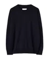 Jil Sander Wool Crewneck Sweater In Black
