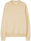 Jil Sander Crew-neck Wool Jumper In Neutrals