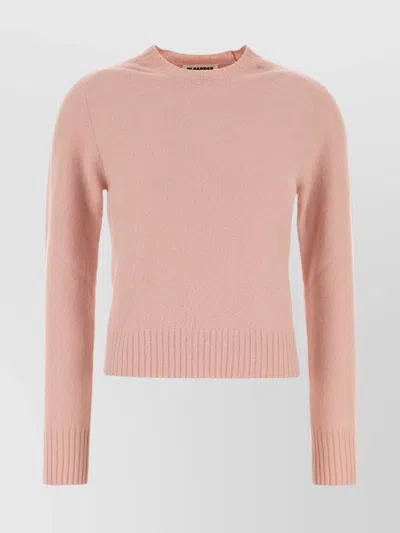 JIL SANDER CREW NECK WOOL SWEATER