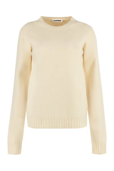 JIL SANDER JIL SANDER CREW-NECK WOOL SWEATER