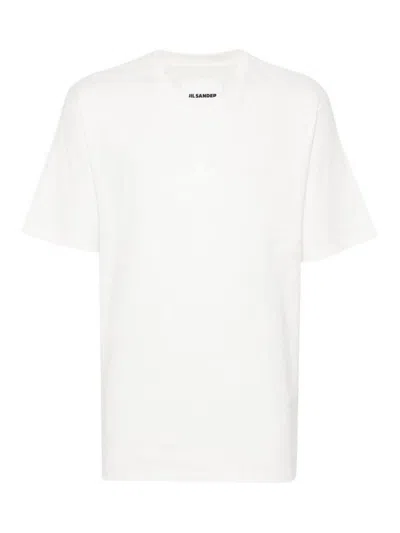 JIL SANDER SUÉTER CUELLO REDONDO - BLANCO