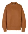Jil Sander Brown Wool Sweater In Brown