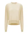 Jil Sander Wool And Cashmere Blend Sweater In Green