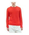 Jil Sander Crewneck Knitted Jumper In Red