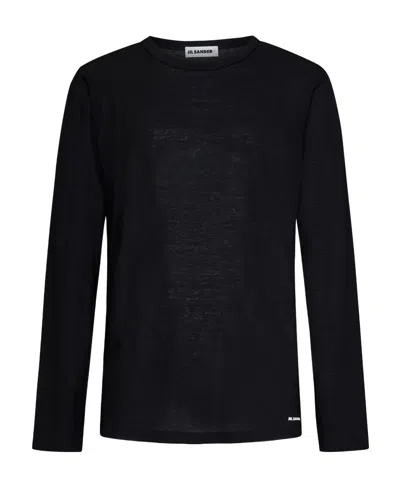 JIL SANDER JIL SANDER CREWNECK LONG-SLEEVED T-SHIRT