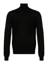 Jil Sander Jumper Turtle Neck Long Sleeves In Negro