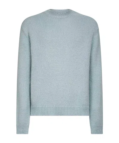 JIL SANDER JIL SANDER CREWNECK RIBBED HEM JUMPER