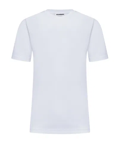 Jil Sander Crewneck Short-sleeved T-shirt In White