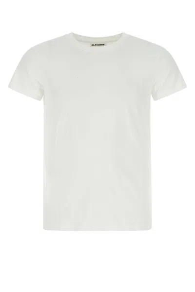 Jil Sander Crewneck Short-sleeved T-shirt In White
