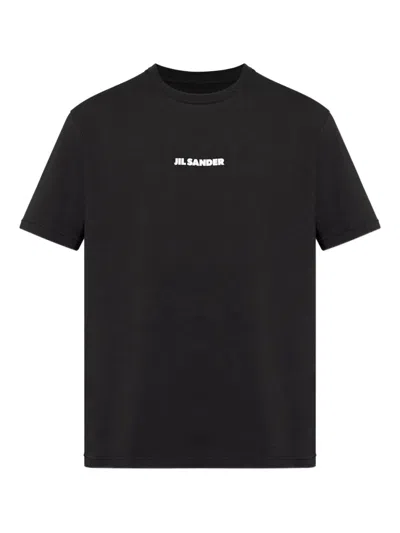 Jil Sander Crewneck Short Sleeves Logo T-shirt