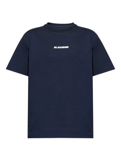 Jil Sander Crewneck Short Sleeves Logo T-shirt