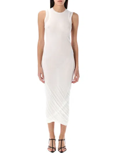 Jil Sander White Tank Mini Dress
