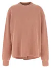 Jil Sander Crewneck Sweater Sweaters And Cardigans Pink In Orange