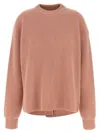 Jil Sander Crewneck Sweater Sweaters And Cardigans Pink In Orange