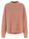 Jil Sander Crewneck Sweater Sweaters And Cardigans Pink In Orange