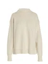 Jil Sander Cashmere Crewneck Sweater In White