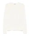 Jil Sander Crewneck Sweater In White