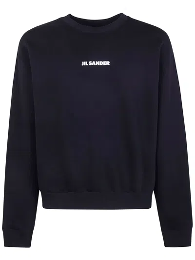 Jil Sander Crewneck Sweatshirt In Black