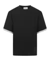 Jil Sander Light Dry Compact T-shirt In Black