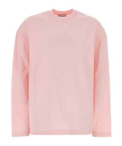 Jil Sander Long-sleeved Crew-neck T-shirt In Multi