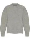 Jil Sander Ribbed Mock Neck Knitwear With Relaxed Fit