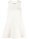 Jil Sander Cropped-detail Sleeveless Blouse In Neutrals