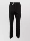 Jil Sander Cropped Pant Flared Hem In Black