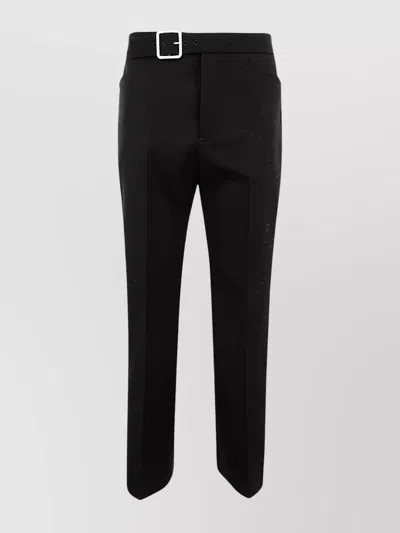 JIL SANDER CROPPED PANT FLARED HEM