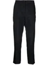 Jil Sander Slim Cut Tailored Trousers In Blue
