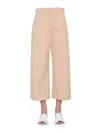 Jil Sander Women Cropped Trousers In Multi