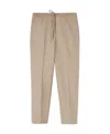 Jil Sander Cropped Virgin Wool Trousers In Nude