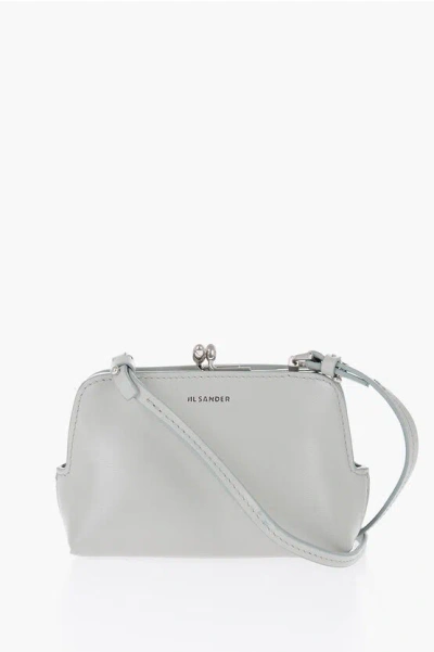 Jil Sander Crossbody Minibag With Clasp Closure In Green