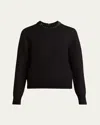 Jil Sander Black Alpaca Shrunken Fit Sweater In Black