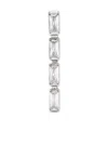 Jil Sander Crystal-embellished Single Earring In Silver