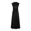 Jil Sander Black Cupro Long Dress