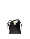 Jil Sander Curve Cross Body Bag In Black