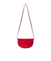 Jil Sander Curve Strap Wallet In Red