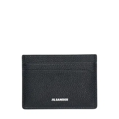 Jil Sander Curve Deep Grainy Card Holder