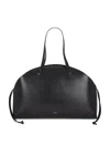 Jil Sander Curve Large Shoulder Bag In Black