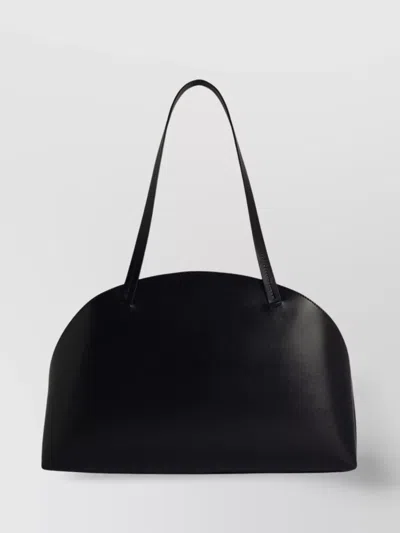 JIL SANDER 'CURVE' MEDIUM LEATHER CROSSBODY BAG
