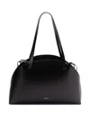 Jil Sander Curve Medium Leather Shoulder Bag