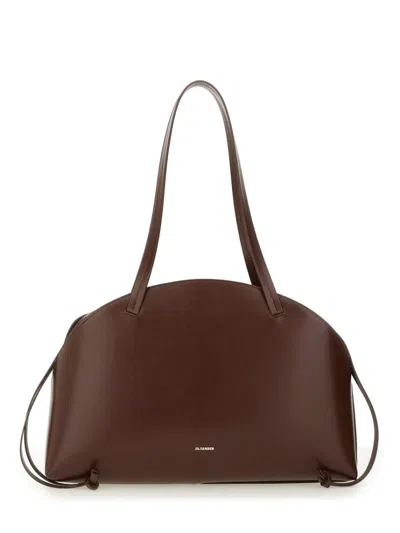 JIL SANDER JIL SANDER "CURVE" MEDIUM SHOULDER BAG