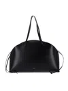 Jil Sander Curved Silhouette Large Shoulder Bag In Calf Leather