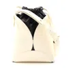 Jil Sander Curve Small Leather Shoulder Bag In White