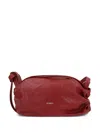 Jil Sander Cushion Shoulder Bag In Red