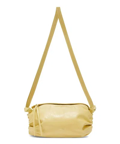 Jil Sander Cushion Shoulder Bag In Yellow