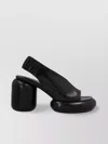 Jil Sander Cushioned Open Toe Chunky Heel Sandals