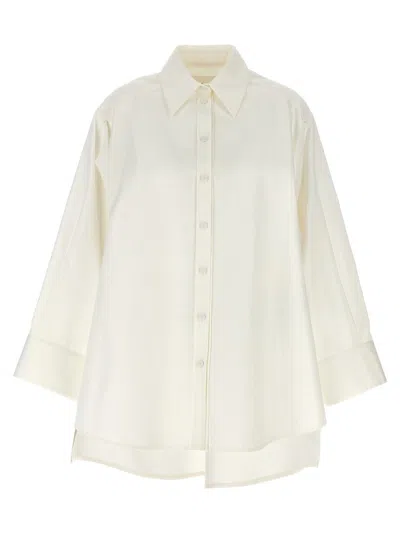 Jil Sander Cut-out Armhole Shirt In White