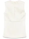 Jil Sander Cut Out Top In Neutral