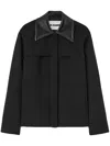 Jil Sander Black Wool Jacket In Black